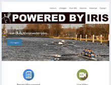 Tablet Screenshot of poweredbyiris.nl